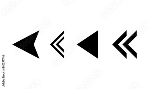 Set of black vector arrow.arrow vector illustration and colection.arrows vector icon.