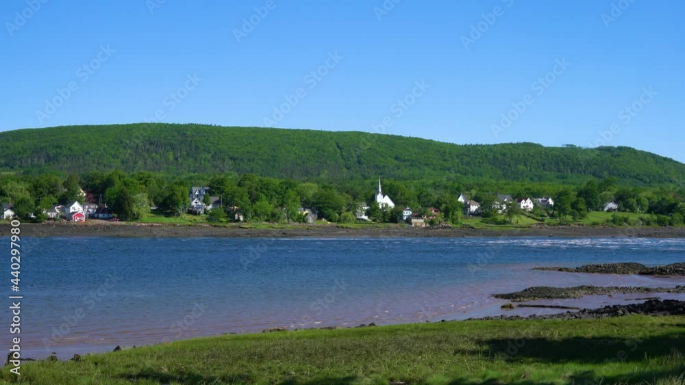 Granville Ferry, Nova Scotia, Canada taken from across the Annapolis