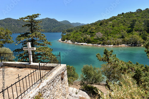 THE ISLAND OF MLJET IN THE ADRIATIC SEA IN CROATIA