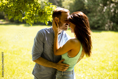 Affectionate young couple h...
