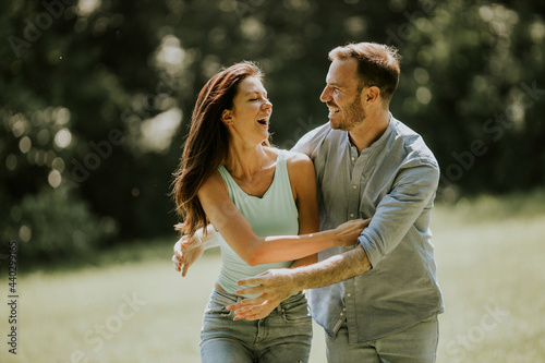 Affectionate young couple h...