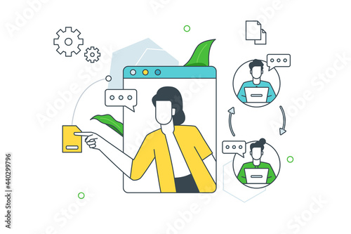 Communication and synchronization of team