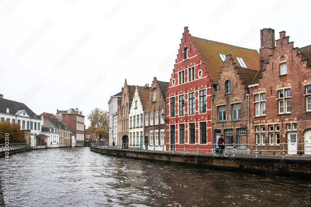 Canal in Bruges, Belgium 