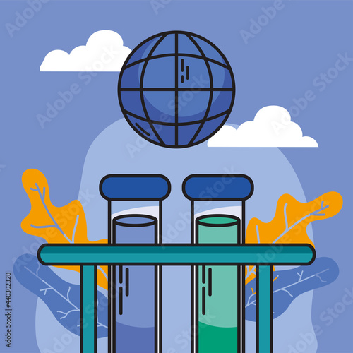 tubes and global sphere