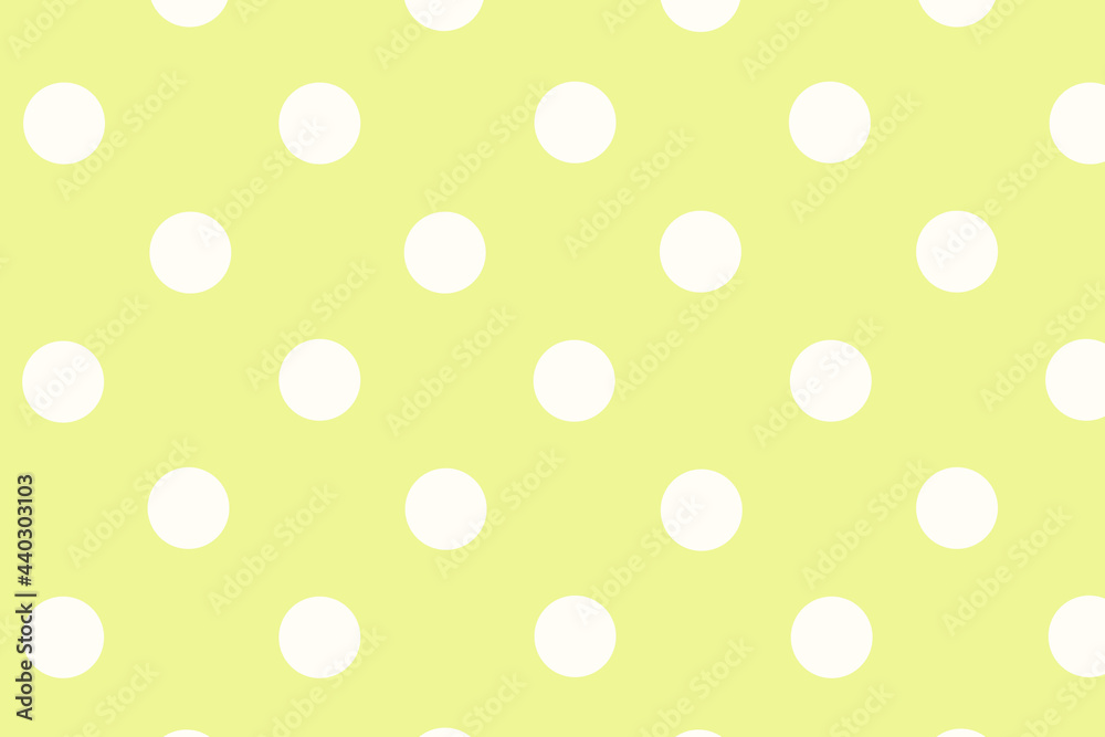 yellow background, yellow background with white polka dots,