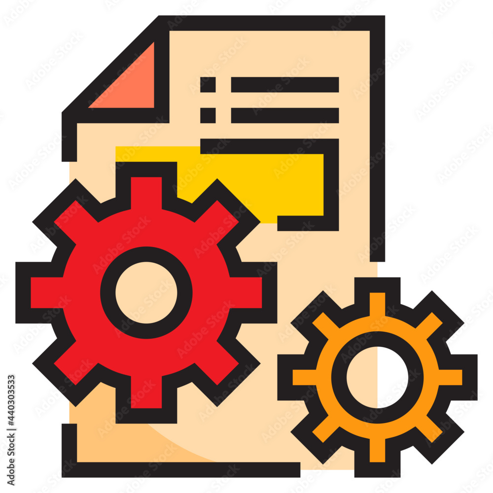 Config color line style icon Config color line style icon