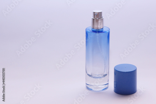 Perfume bottle with negative space