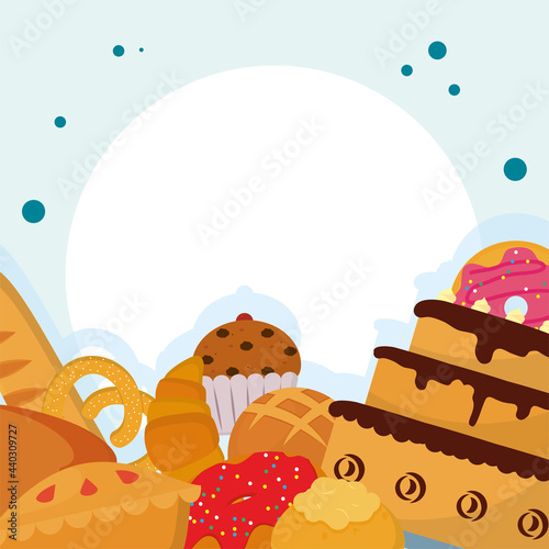 Bakery icon collection