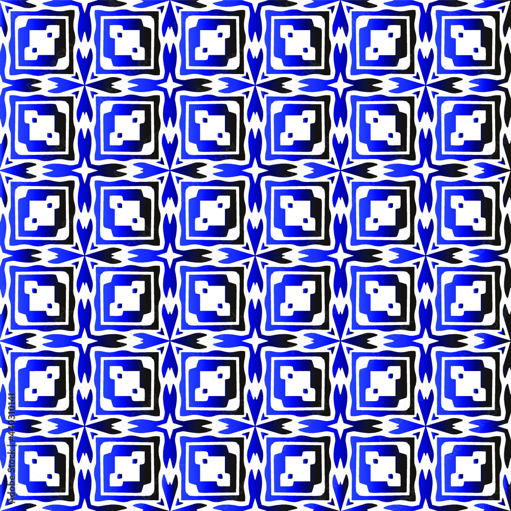 Geometric vector pattern with blue and black gradient. simple ornament for wallpapers and backgrounds. Geometric vector pattern with blue and black gradient. simple ornament for wallpapers and backgrounds.