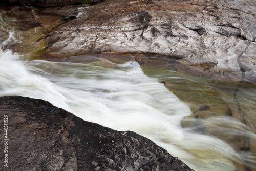 Flowing water