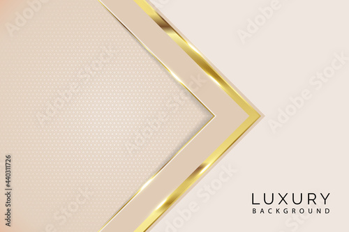 Luxurious golden arrow abstract background