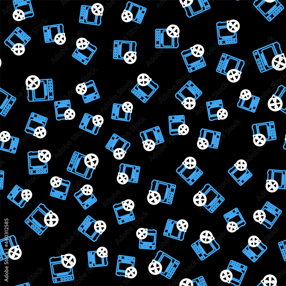Line Oven with screwdriver and wrench icon isolated seamless pattern on black background. Adjusting, service, setting, maintenance, repair, fixing. Vector Line Oven with screwdriver and wrench icon isolated seamless pattern on black background. Adjusting, service, setting, maintenance, repair, fixing. Vector