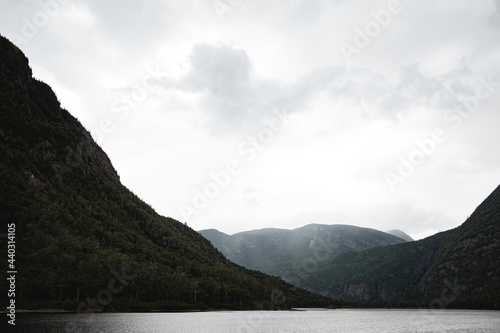 mountains and water