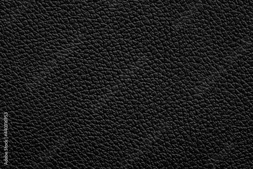 Black leather for texture background.