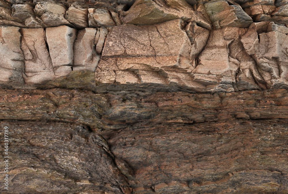 Fototapeta premium lose-up rocky ground background