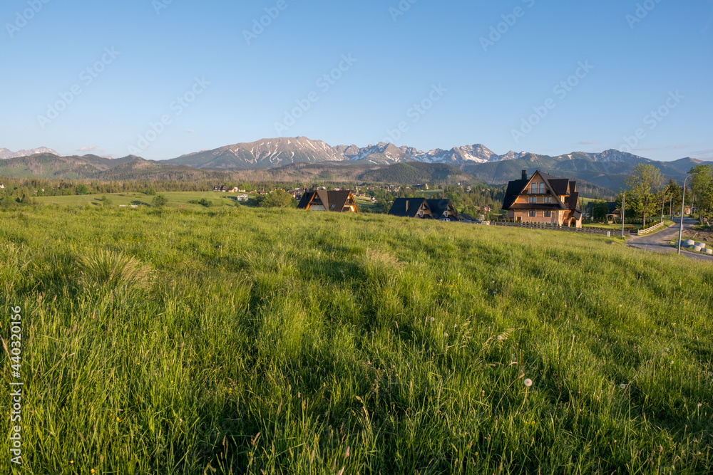 Panorama gór Tatr 