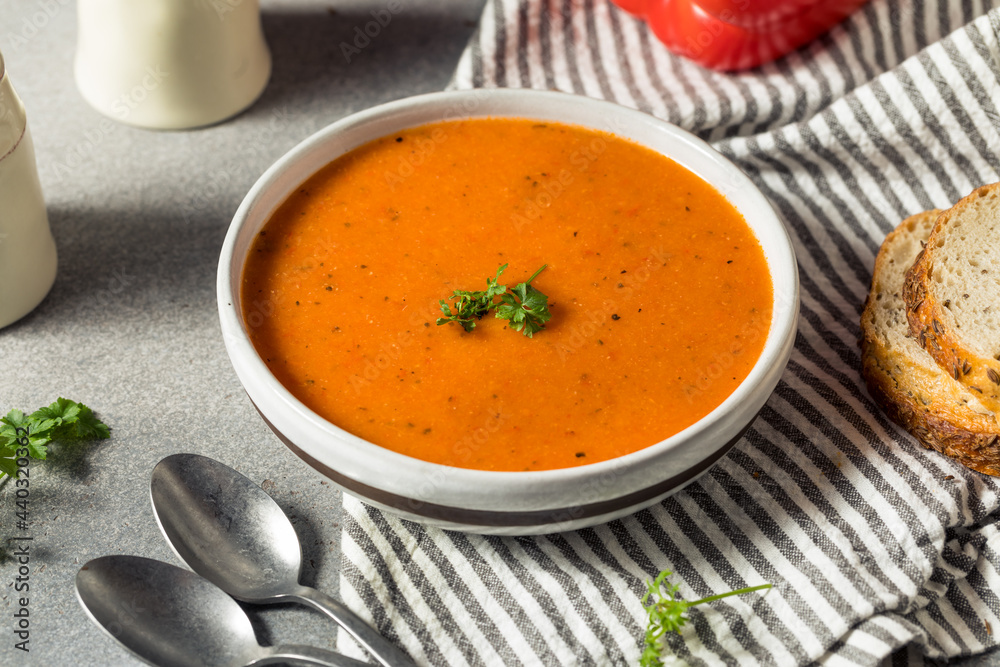 Healthy Homemade Red Bell Pepper Soup Healthy Homemade Red Bell Pepper Soup