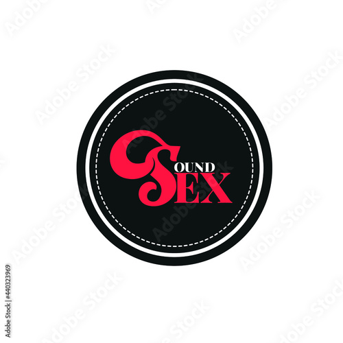 Rock band logo design vector