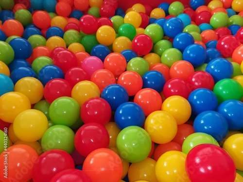 colorful plastic balls