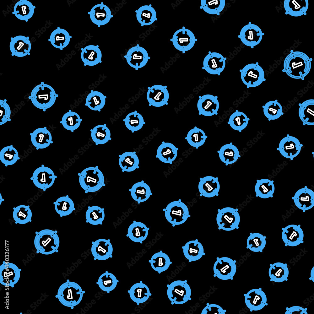 Line Old film movie countdown frame icon isolated seamless pattern on black background. Vintage retro cinema timer count. Vector Line Old film movie countdown frame icon isolated seamless pattern on black background. Vintage retro cinema timer count. Vector