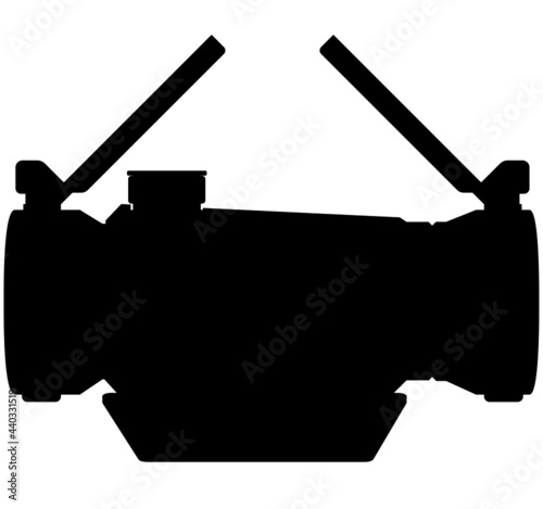 Red Dot reflector sight or reflex sight is optical sight telescopic sight, sniper rifle scope optic with variable magnification suitable for machine gun, Sniper long range rifle - Sniper special rifle