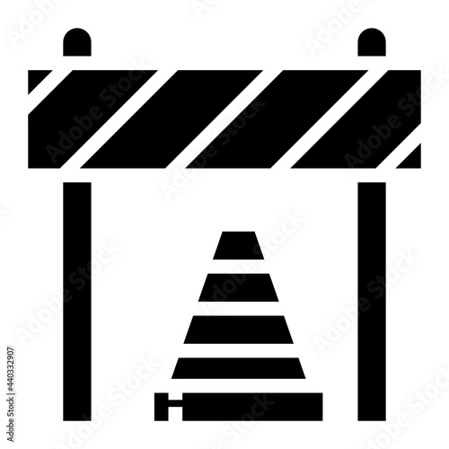 blocked glyph icon