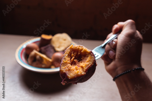 potato and sweet potato with yucca from Peru