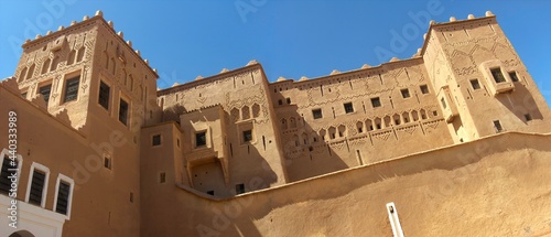 Traditional Moroccan architecture in Ouarzazate, southern Morocco.