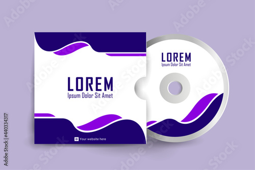 Cd cover design template. Cd cover design template. Luxury, Modern, Elegant, Professional Minimalist Business Cd cover with disk label design. Vector illustration