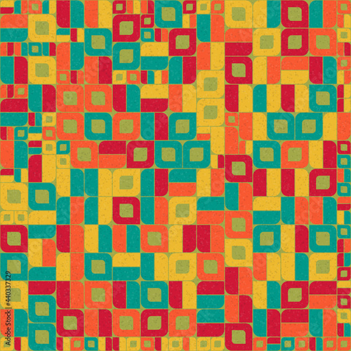 Abstract Geometric Pattern generative computational art illustration