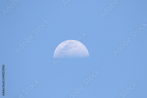 moon over blue