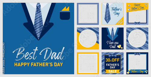 Father's Day Social Media Banner Template