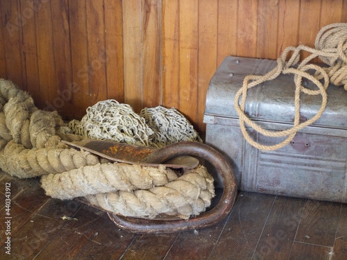OLD BOAT HEMP ROPE