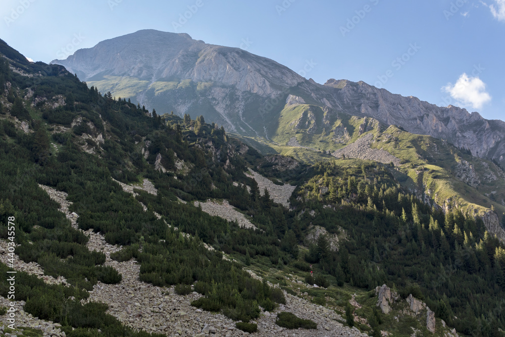 Landscape of Pirin Mountain near Vihren hut, Bulgaria