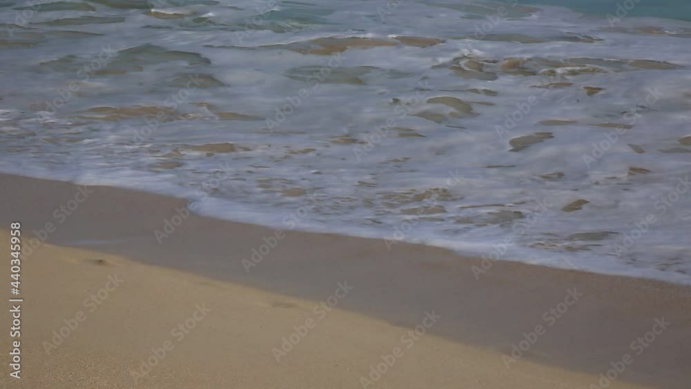 Waves on the beach close up, Hawaii Waves on the beach close up, Hawaii