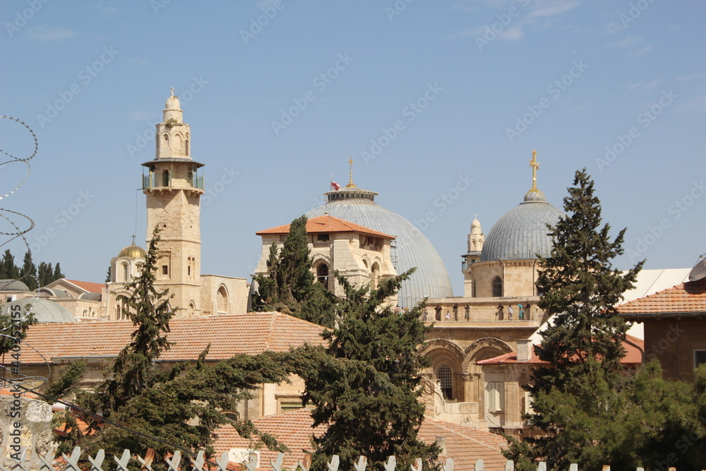 View of the Old City of Jerusalem, Israel.