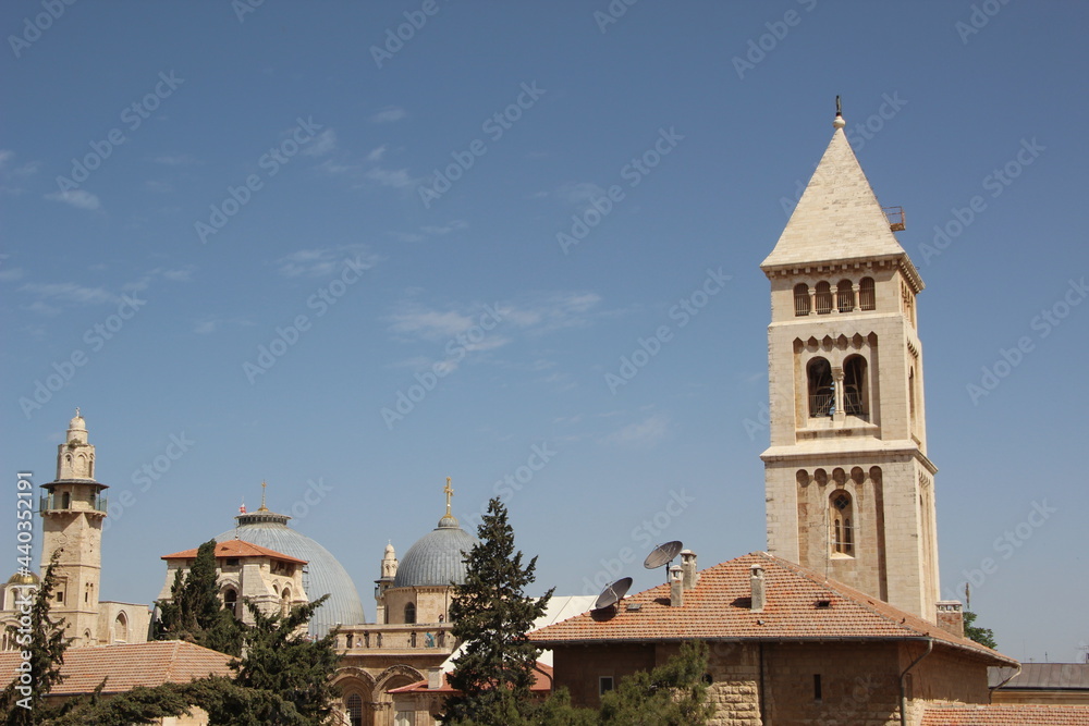Fototapeta premium View of the Old City of Jerusalem, Israel.