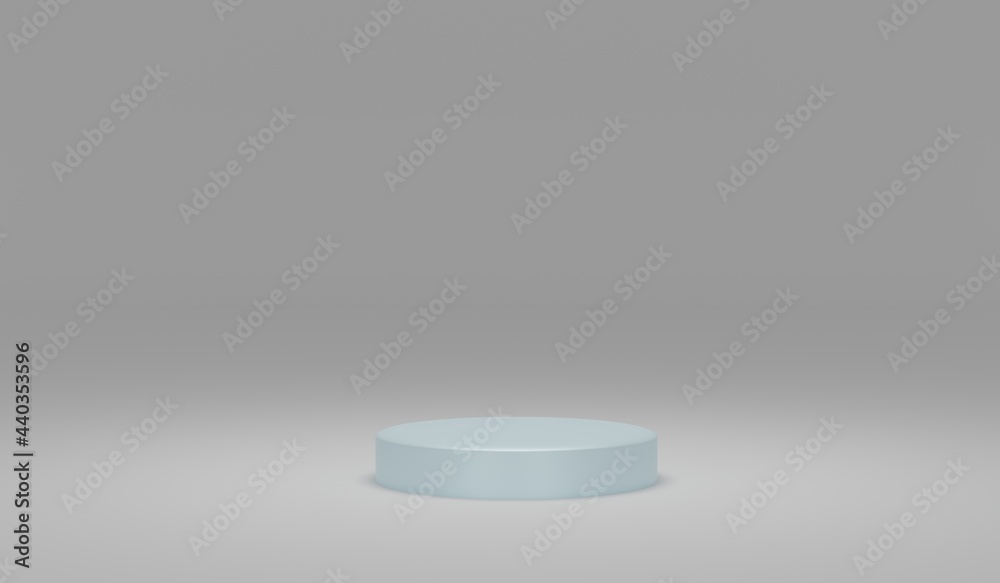 Blue podium minimalist with grey background . 3d illustration rendering . design element for product , business , event , holiday and etc . Blue podium minimalist with grey background . 3d illustration rendering . design element for product , business , event , holiday and etc .
