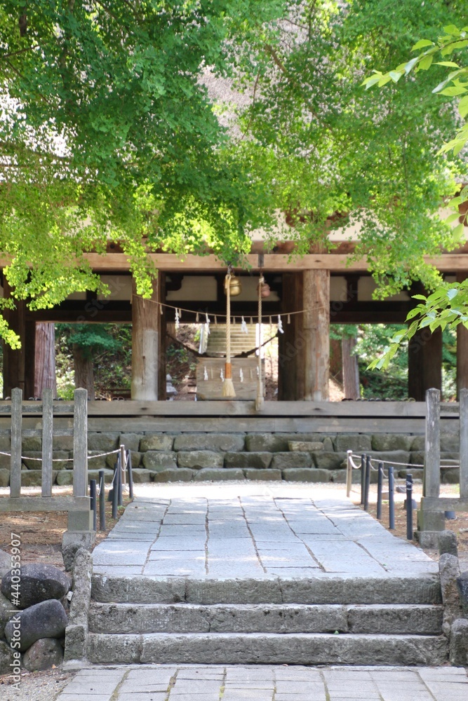 新宮熊野神社・長床(福島県・喜多方市) 新宮熊野神社・長床(福島県・喜多方市)