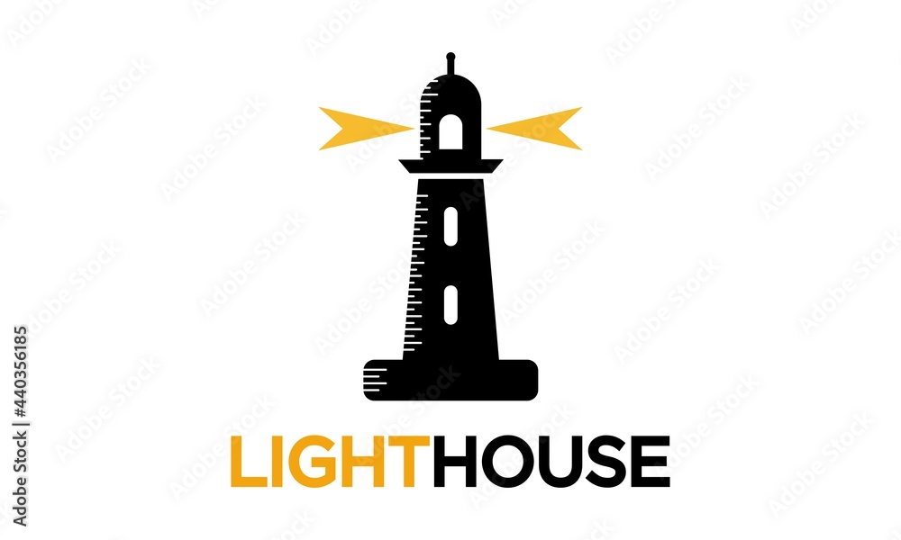 lighthouse vector logo lighthouse vector logo