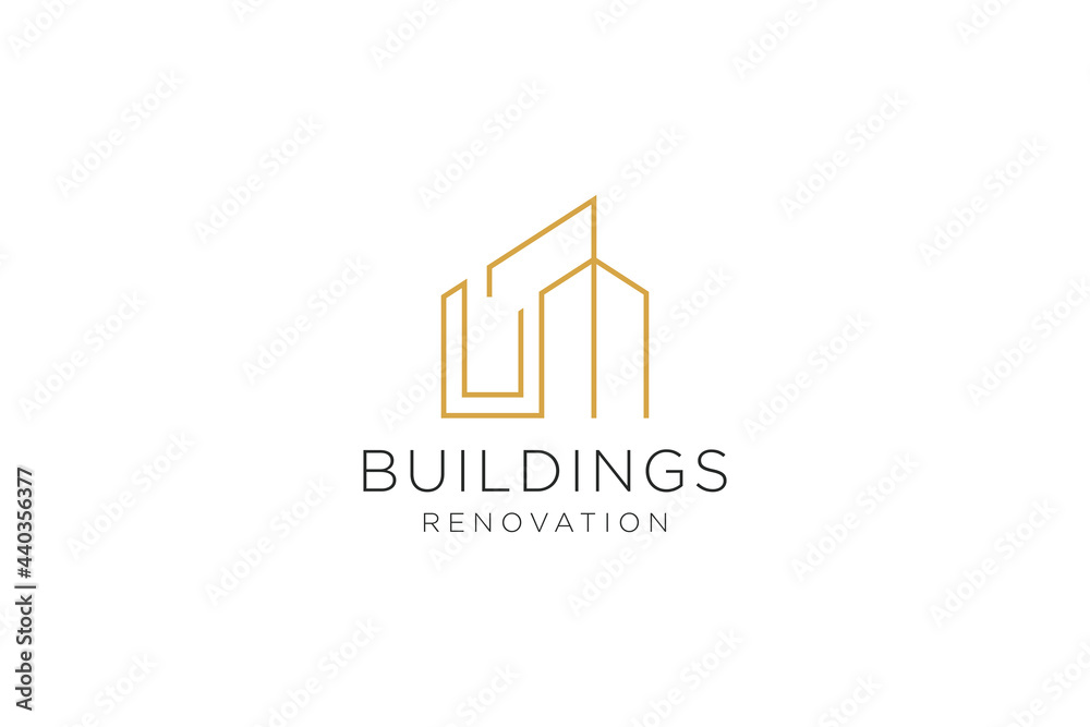 Letter U for Real Estate Remodeling Logo. Construction Architecture Building Logo Design Template Element. Letter U for Real Estate Remodeling Logo. Construction Architecture Building Logo Design Template Element.
