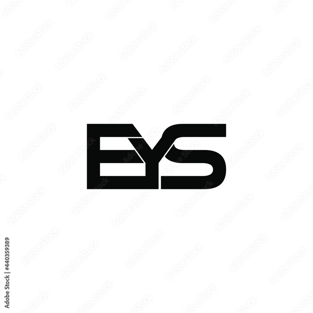 eys letter original monogram logo design eys letter original monogram logo design
