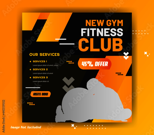 Gym fitness Social Media Sale Banner
