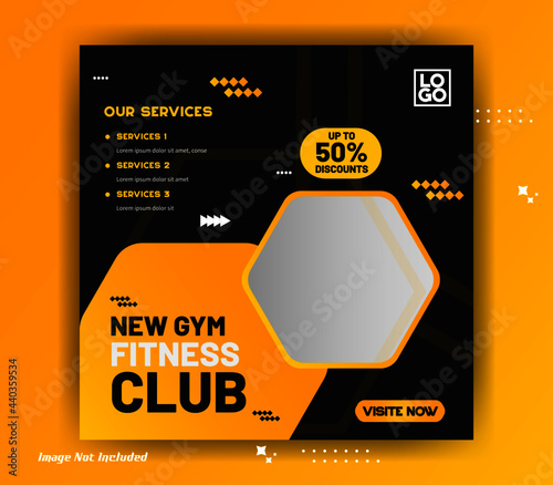 Gym fitness Social Media Sale Banner