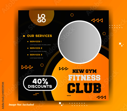 Gym fitness Social Media Sale Banner