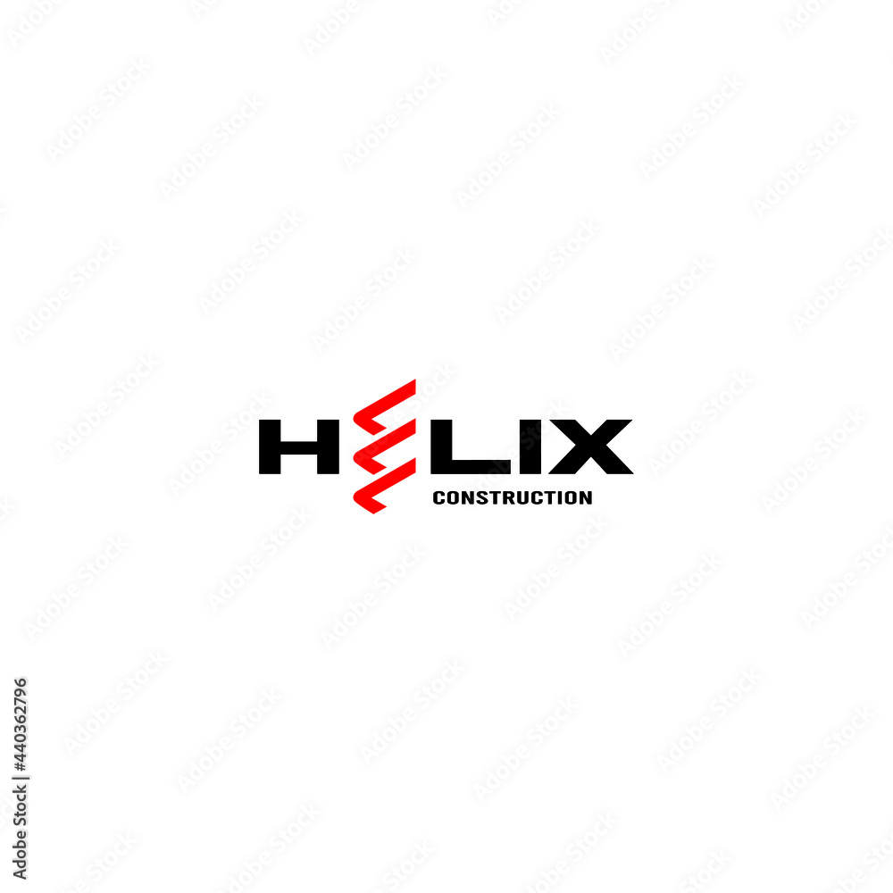 Helix Construction Logo Design