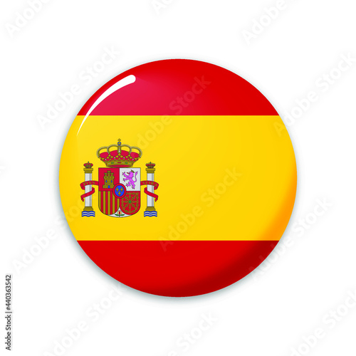 Spain country flag icon vector design