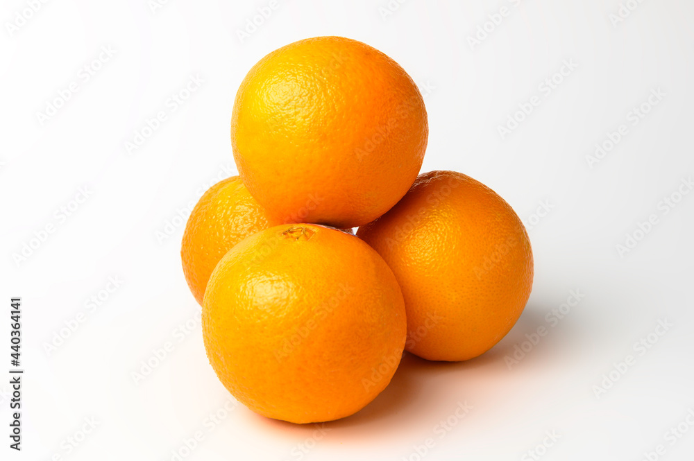 oranges on white background oranges on white background