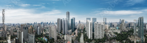 Aerial photography Sichuan Chengdu city architecture landscape skyline © 昊 周