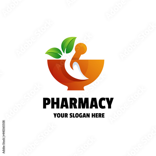 Pharmacy Gradient Logo Template